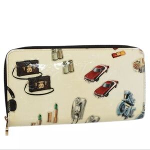 🔥LOUIS VUITTON Monogram Vernis Nicolas Ghesquire Zippy Wallet M50370 Auth 52557